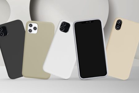 Mobile phone cases mockup product showcase